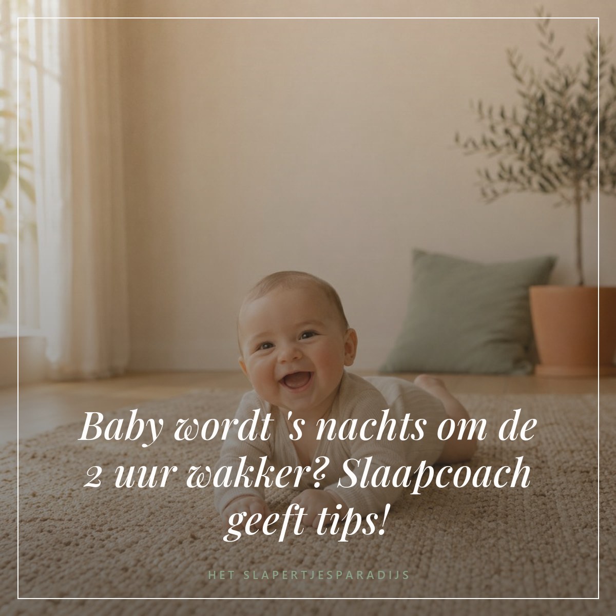 Baby wordt 's nachts om de 2 uur wakker? Slaapcoach geeft tips!